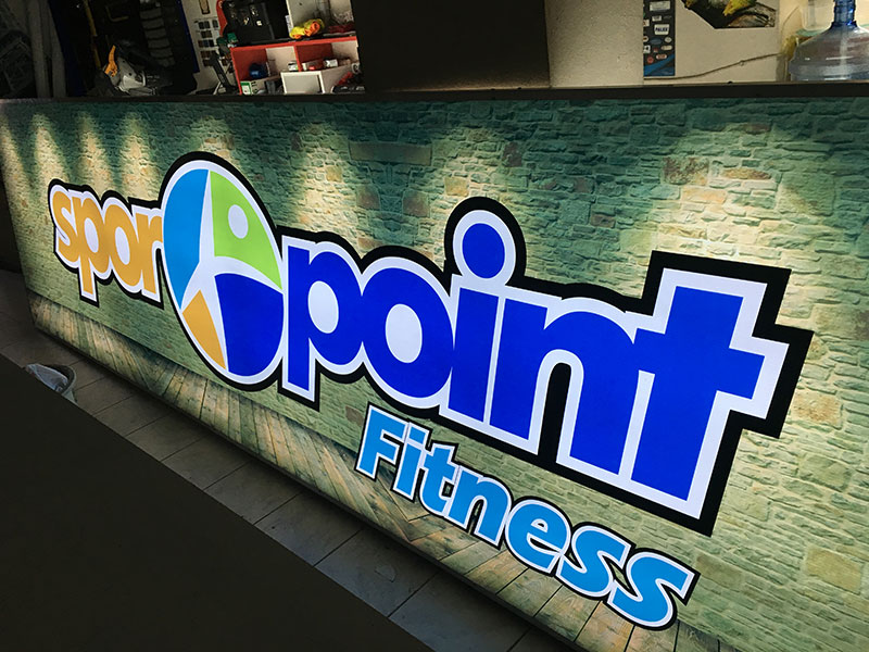 Sportpoint Fitness Işıklı Tabela
